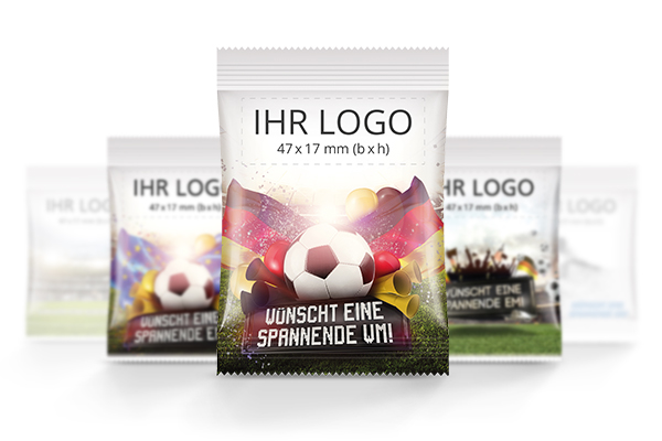 Werbeartikel Fruchtgummi als Give-Away zur WM